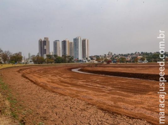 Lago levará mais 20 dias para voltar a ser cartão postal de Campo Grande