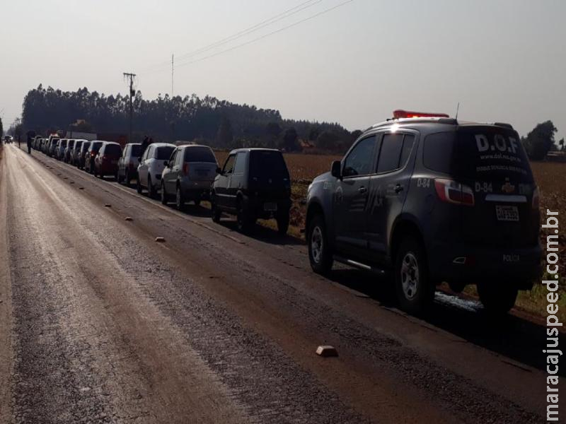 Operação conjunta da PMRv e DOF remove veículos suspeitos de servirem aos crimes de contrabando/descaminho na fronteira