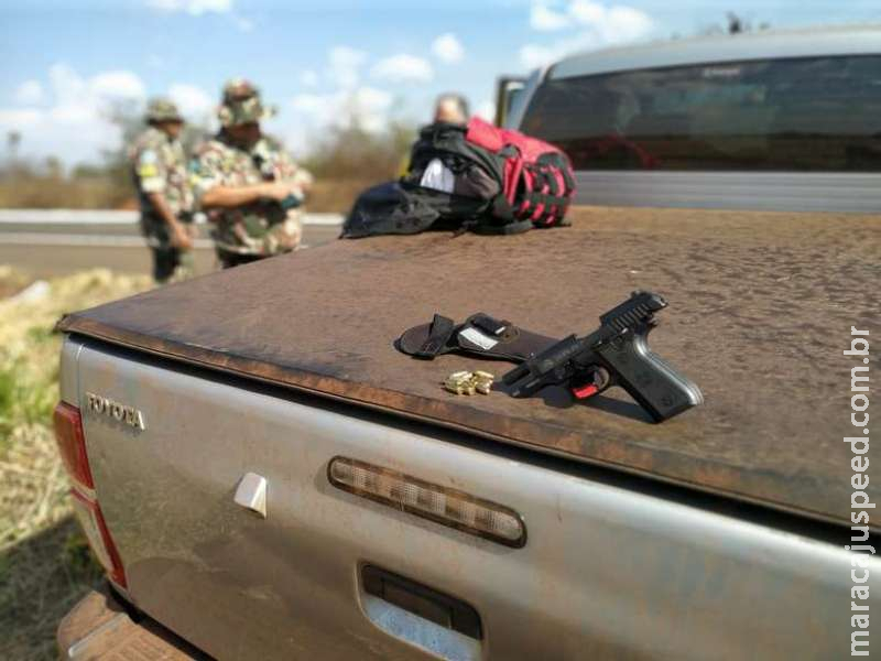 Paulista é preso com pistola e munições ilegais Paulista é preso com pistola e munições ilegais