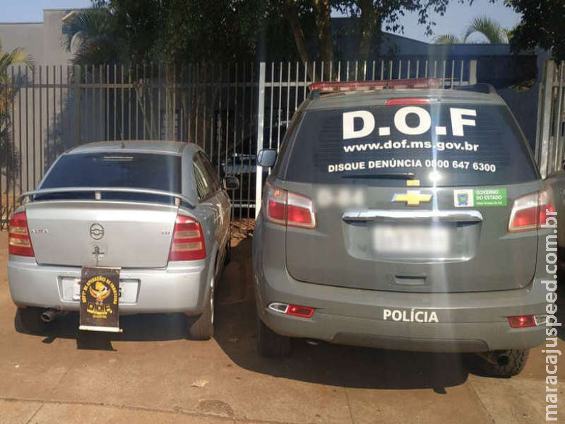 Veículo com sinais de identificação adulterados é apreendido pela polícia Veículo com sinais de identificação adulterados é apreendido pela polícia