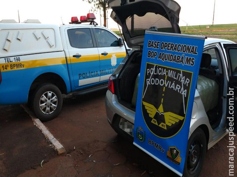 Vista Alegre: Polícia Militar apreende eletrônicos, pneus e contrabando de cigarro na MS 164