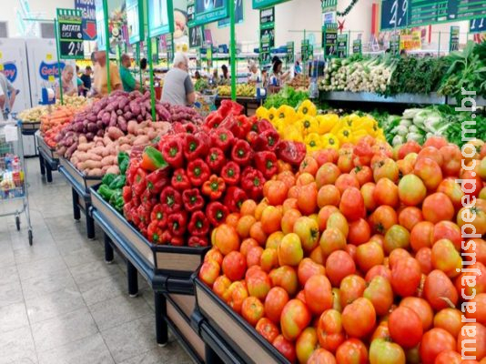 Alimentos pesam e inflação fica 0,25% negativa em agosto na Capital Alimentos pesam e inflação fica 0,25% negativa em agosto na Capital