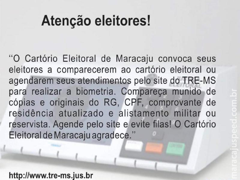 Atenção eleitores de Maracaju!