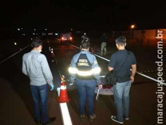 Condutor foge depois de atropelar e matar ciclista de 73 anos na BR-163 Condutor foge depois de atropelar e matar ciclista de 73 anos na BR-163