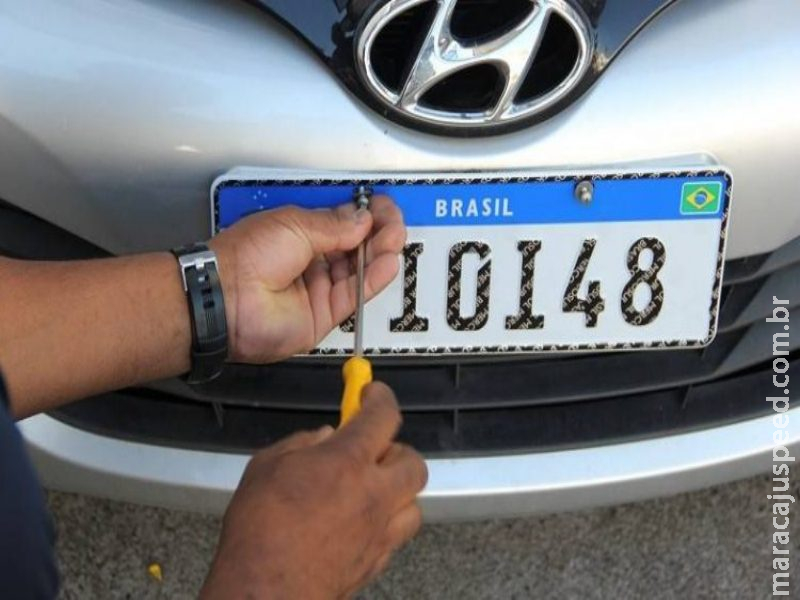 Detran-MS começa transição e placas do Mercosul serão usadas a partir de fevereiro