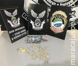 Dois adolescentes são flagrados vendendo pasta base no Aero Rancho 