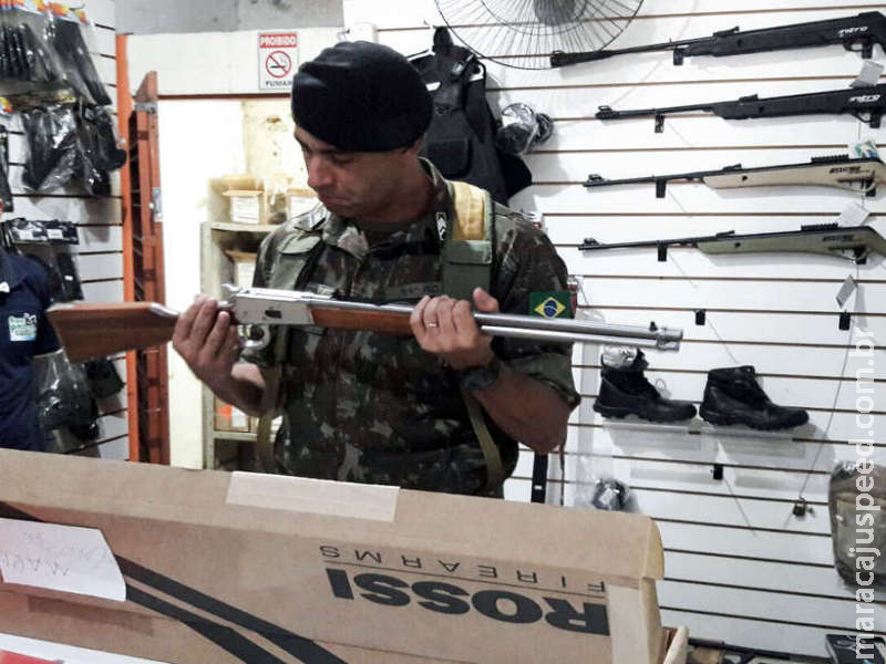 Em dois dias de Operação, Exército apreende armas e autua seis empresas