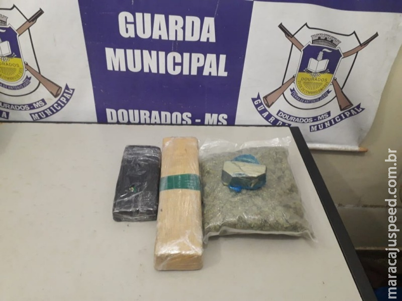 Homem é preso com maconha pela Guarda Municipal