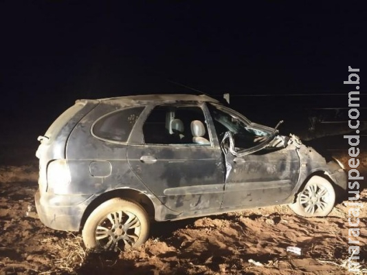 Homem morre e três ficam em estado grave em acidente na MS-429 Homem morre e três ficam em estado grave em acidente na MS-429