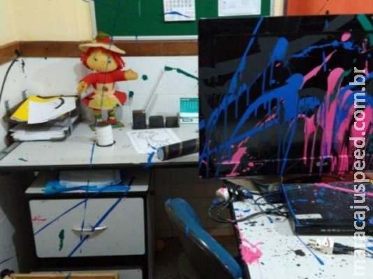 Vândalos invadem creche e crianças ficam sem atividades nesta segunda