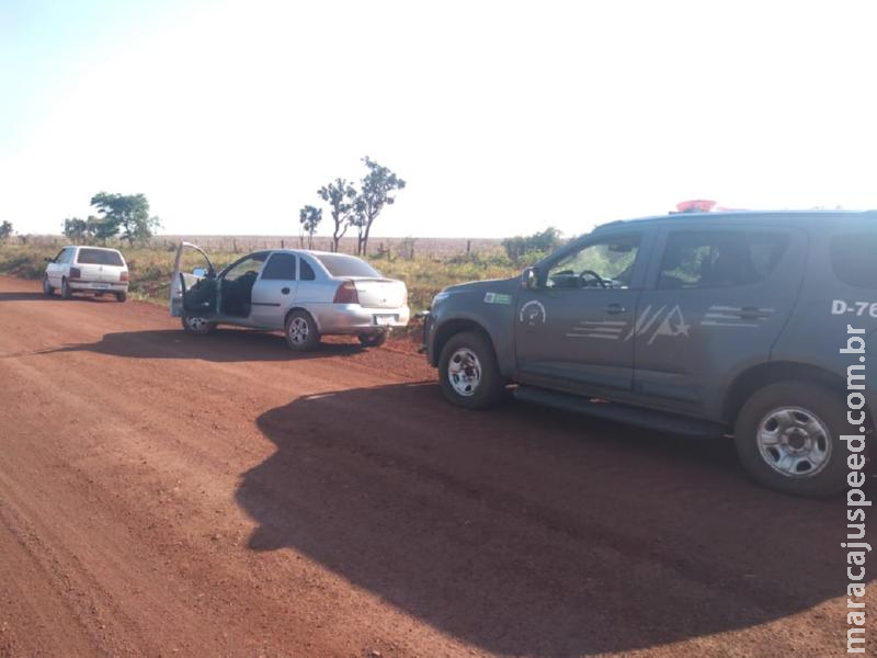 Durante policiamento da Operação Hórus na região de Maracaju DOF apreende dois veículos com contrabando que seguiam para Goiânia