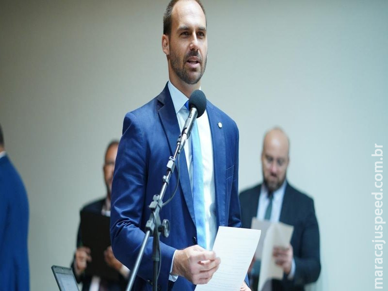 Eduardo Bolsonaro diz que não sabe se é líder no momento