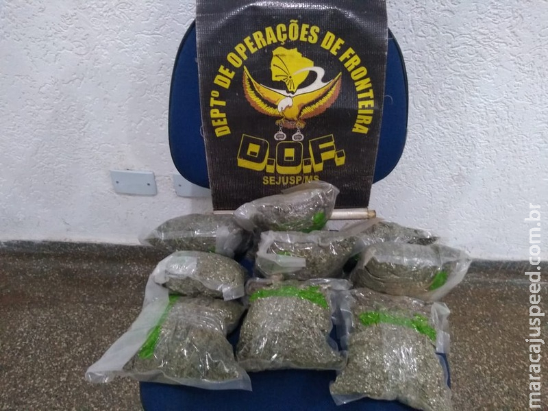 Foragido da Justiça que viajava com droga é preso pelo DOF na região de Ponta Porã Foragido da Justiça que viajava com droga é preso pelo DOF na região de Ponta Porã