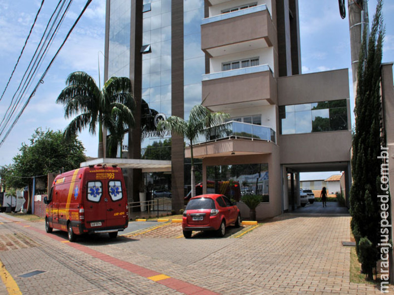 Funcionária cai do 5° andar de hotel na Afonso Pena Funcionária cai do 5° andar de hotel na Afonso Pena