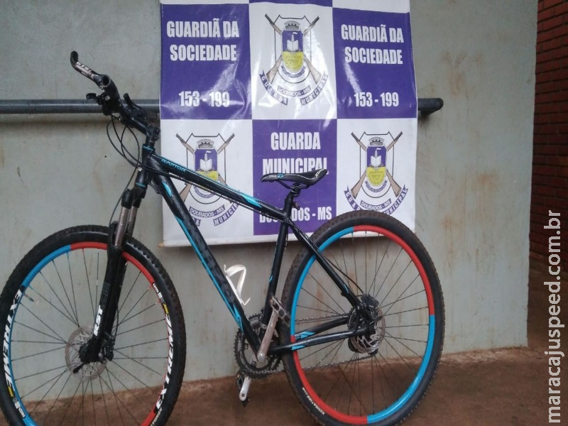 GM recupera bicicleta avaliada em R$ 2 mil GM recupera bicicleta avaliada em R$ 2 mil