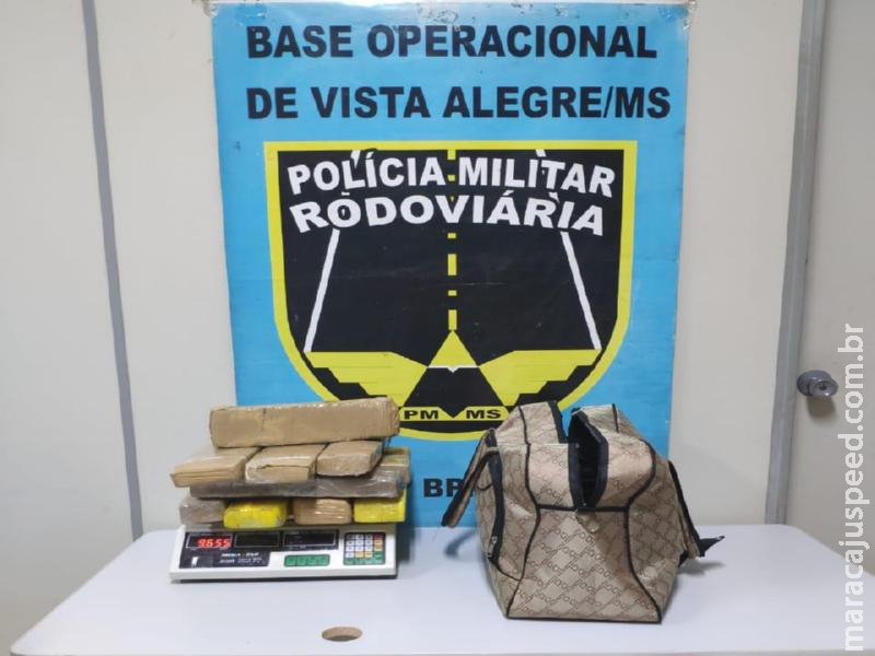 Maracaju - Operação Hórus/MS: PMRv prende mulher com 9 kg de maconha em bagagem