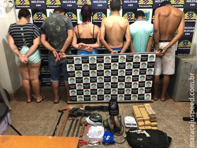 Nove são suspeitos de planejarem furto a banco em município de MS; 3 são adolescentes