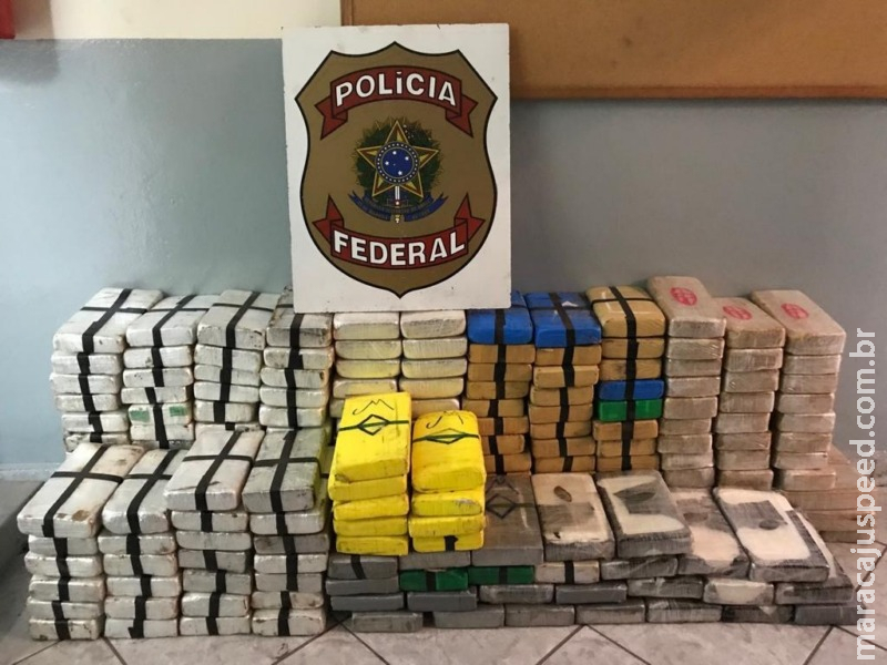 PF apreende 255 kg de cocaína em MS