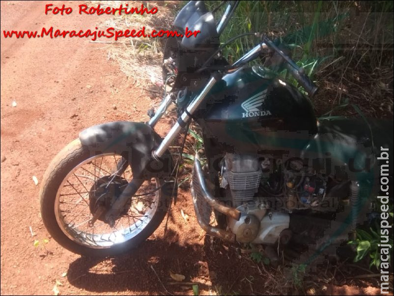 Polícia Militar de Maracaju recupera motocicleta produto de roubo/furto