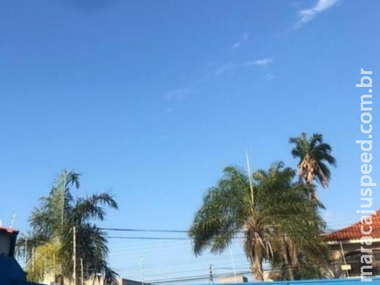Quinta-feira será de calor de 38°C e possibilidade de pancadas de chuva em MS Quinta-feira será de calor de 38°C e possibilidade de pancadas de chuva em MS