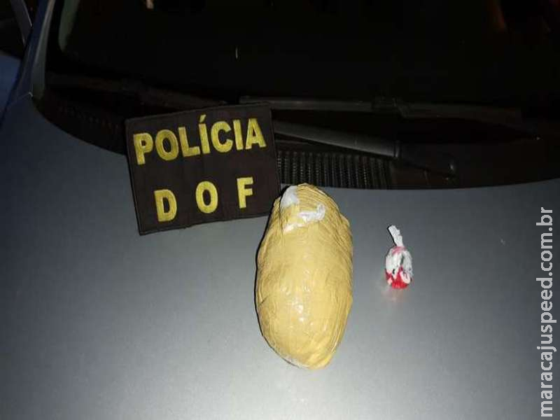 Douradenses são presos transportando cocaína em veículo Douradenses são presos transportando cocaína em veículo