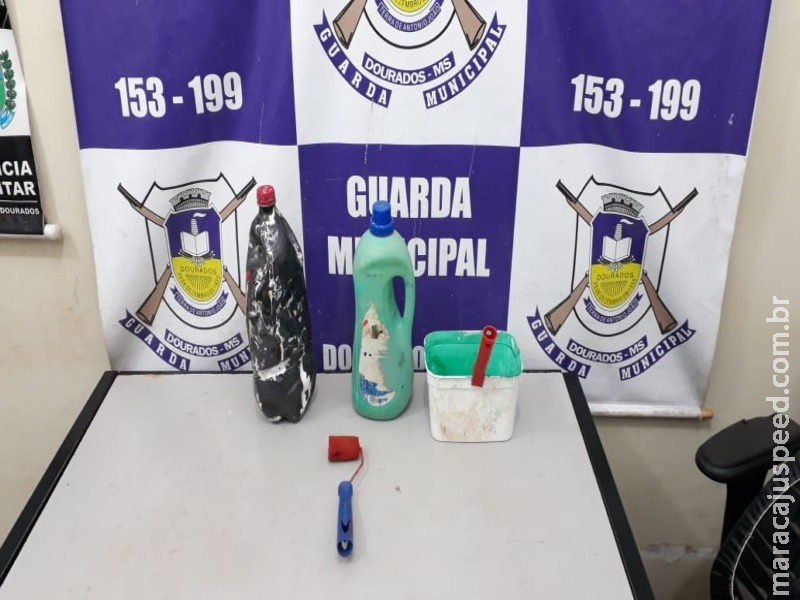 Guarda Municipal prende pichador Guarda Municipal prende pichador