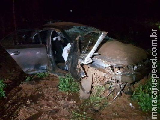 Homem morre ao fugir da PRF e capotar veículo com maconha na BR-463 Homem morre ao fugir da PRF e capotar veículo com maconha na BR-463