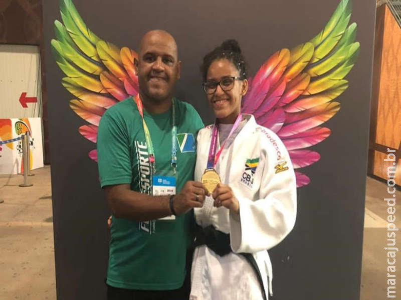 Judoca de MS conquista o tri nos Jogos Escolares