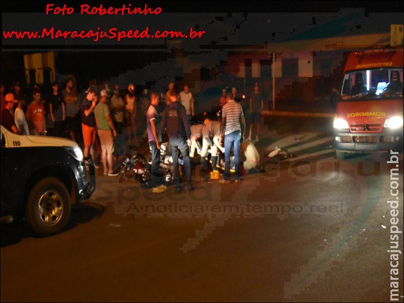 Maracaju: Corpo de Bombeiros atendem ocorrência de acidente. Condutor de caminhonete Hilux de cor Preta fugiu do local sem prestar socorro à vítima Maracaju: Corpo de Bombeiros atendem ocorrência de acidente. Condutor de caminhonete Hilux de cor Preta fugiu do local sem prestar socorro à vítima