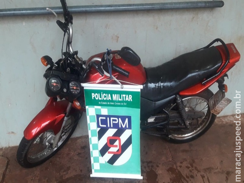 Moto furtada é recuperada em Dourados Moto furtada é recuperada em Dourados