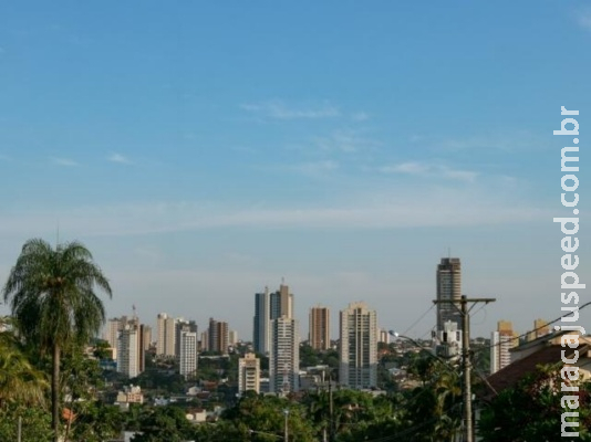 Sexta-feira será de temperaturas elevadas e chuva isolada em MS