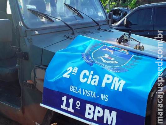 Em Bela Vista, polícia efetua prisão de indivíduo por porte ilegal de arma de fogo