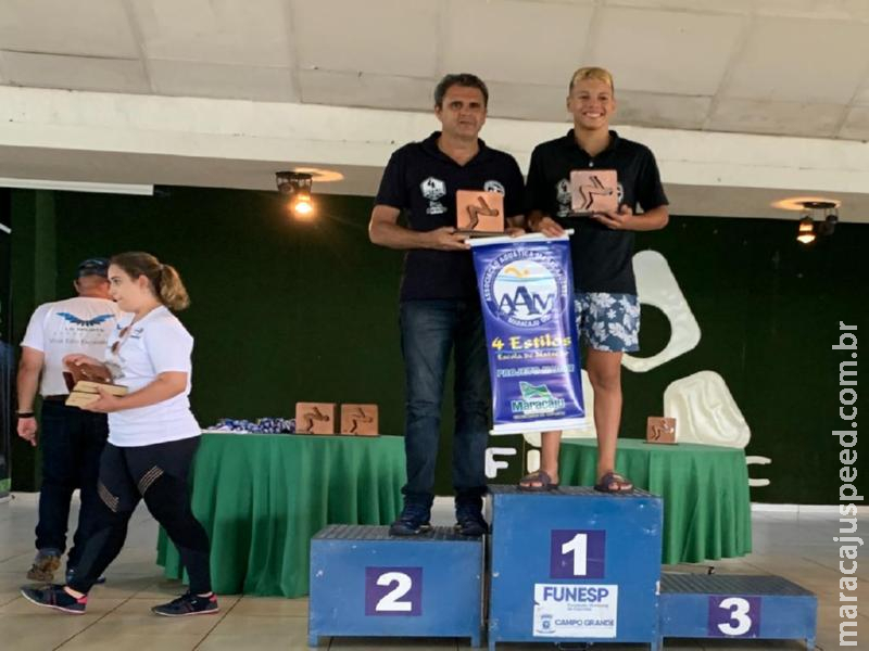 Maracaju é destaque em campeonato Estadual de Natação Maracaju é destaque em campeonato Estadual de Natação