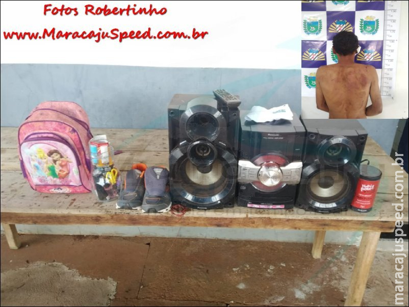 Maracaju: Polícia Militar prende autor que estava realizando diversos furtos no Conjunto Ilha Bela 1, 2 e região Maracaju: Polícia Militar prende autor que estava realizando diversos furtos no Conjunto Ilha Bela 1, 2 e região