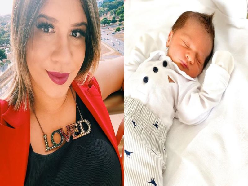 Marília Mendonça arranca suspiros com novo clique do filho Léo