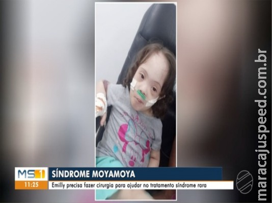 Menina de 5 anos com síndrome de down descobre doença rara e precisa de R$ 100 mil para cirurgia em MS