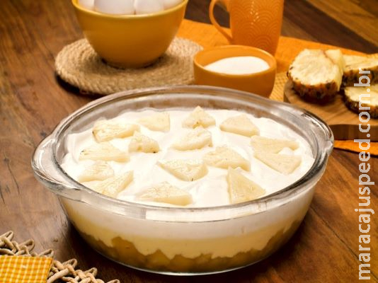 Pavê delícia de abacaxi