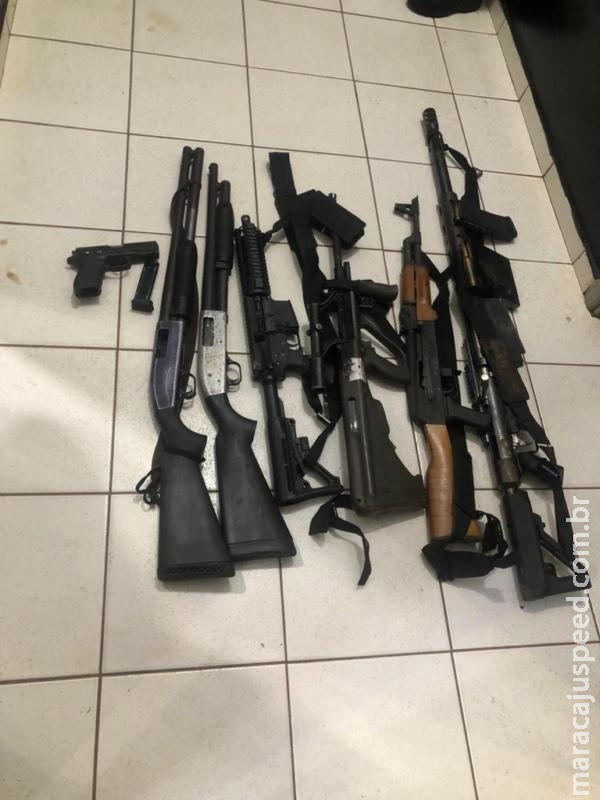 Polícia prende 5º assaltante e apreende armamento de guerra que derruba até avião Polícia prende 5º assaltante e apreende armamento de guerra que derruba até avião