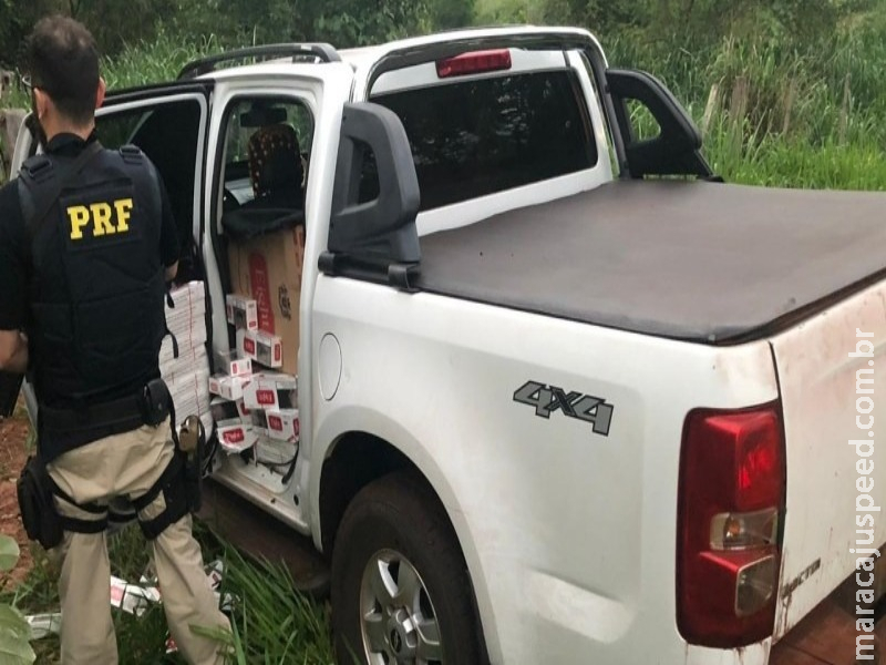 PRF apreende 32.500 maços de cigarros contrabandeados em Eldorado PRF apreende 32.500 maços de cigarros contrabandeados em Eldorado