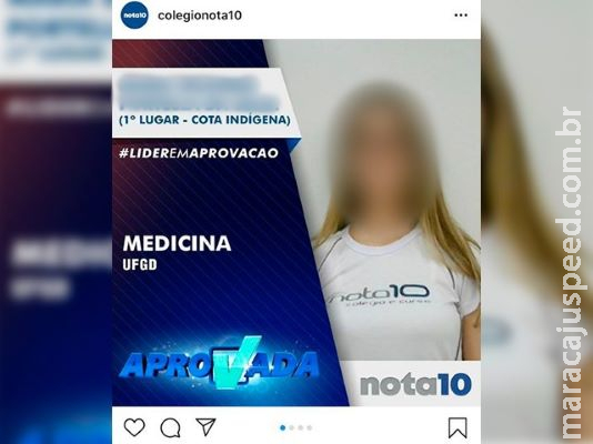 Aluna branca passa em 1ª lugar em Medicina na UFGD com cota indígena