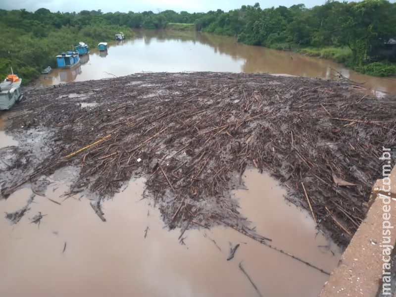 Devido às cheias, Rio Miranda está interditado para navegação
