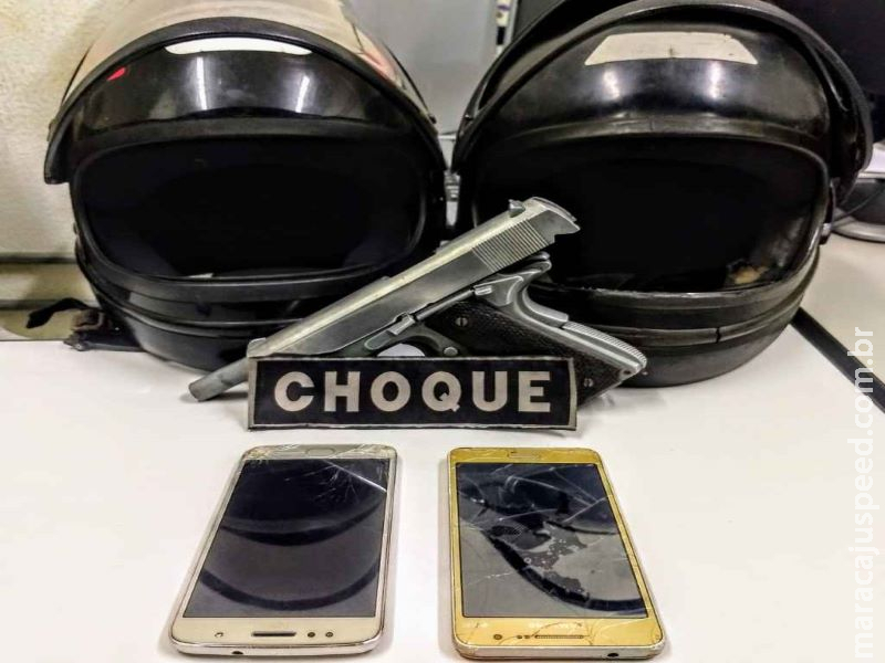 Durante fuga, bandidos perdem controle e batem em portão de casa no Aero Rancho