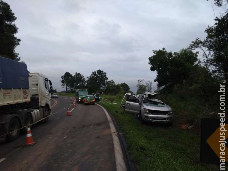 Pai e filha moradores de Dourados morrem em acidente no Paraná Pai e filha moradores de Dourados morrem em acidente no Paraná