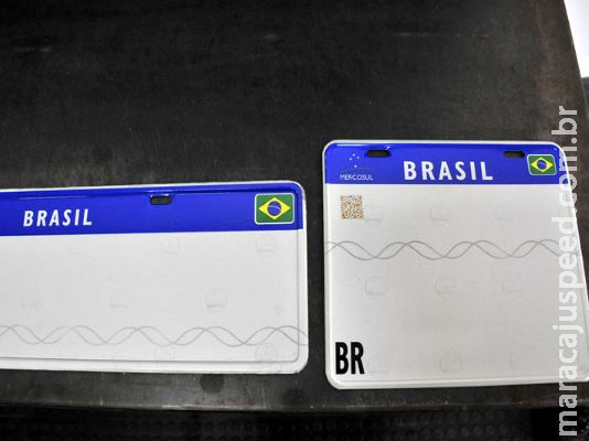 Placa Mercosul vai custar até R$ 300 em MS