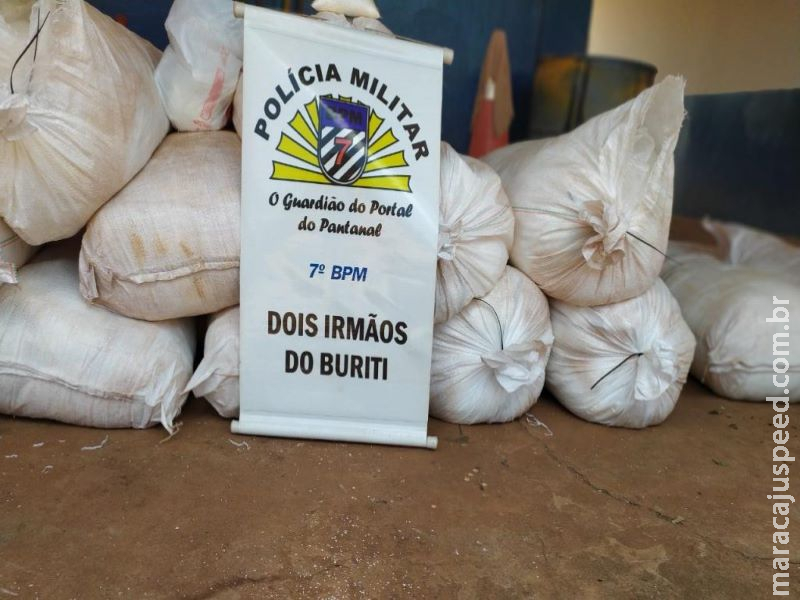 PM apreende contrabando de agrotóxico em Dois Irmãos do Buriti PM apreende contrabando de agrotóxico em Dois Irmãos do Buriti