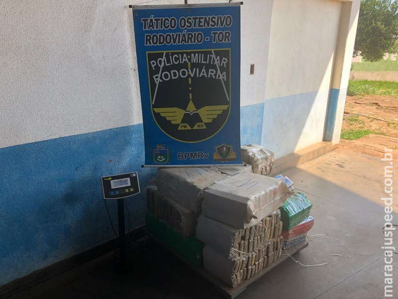 Polícia Militar Rodoviária apreende 353 kg de maconha em Cel Sapucaia