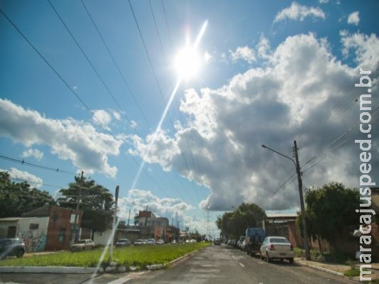 Sábado será de calor intenso e tempo nublado hoje em todo o Estado