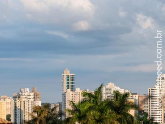 Semana começa com calor de até 36°C e chuva isolada em MS