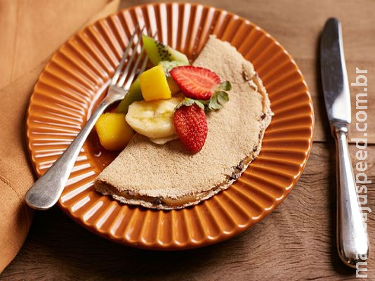 Tapioca de café com doce de leite