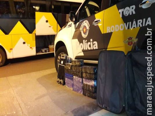 Adolescente de MS é flagrada com droga no interior paulista Adolescente de MS é flagrada com droga no interior paulista
